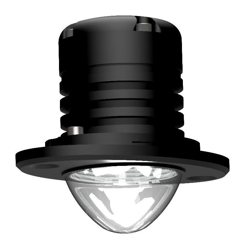 6W Boom light, dimmable, 6° reflector, black